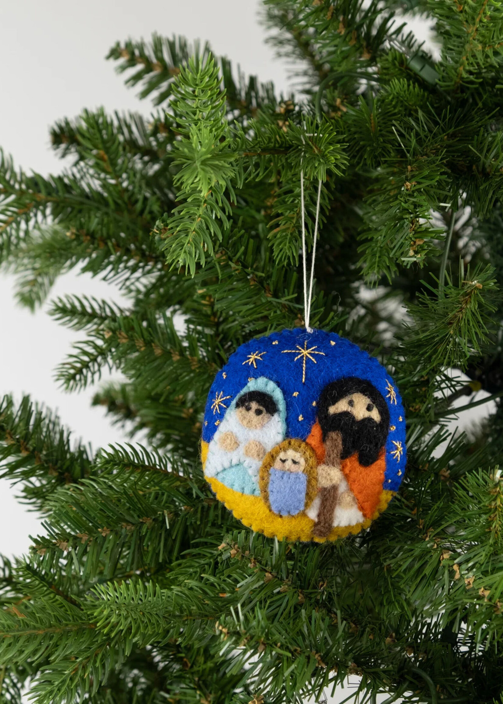 Global Goods Partners Felt Nativity Ornament