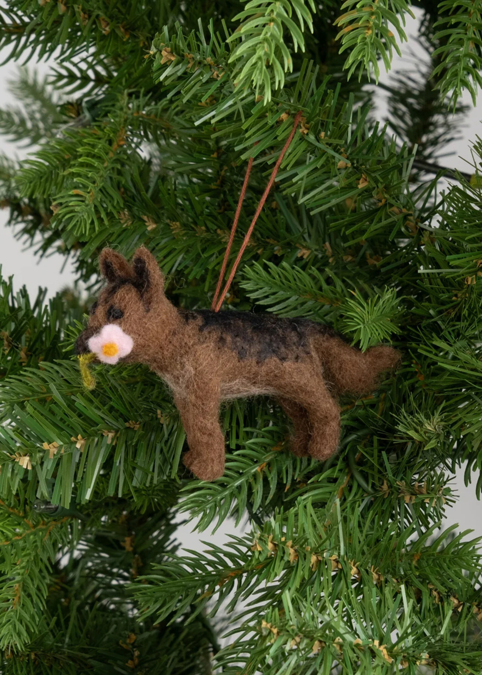 Global Goods Partners Felt German Shepherd Ornament
