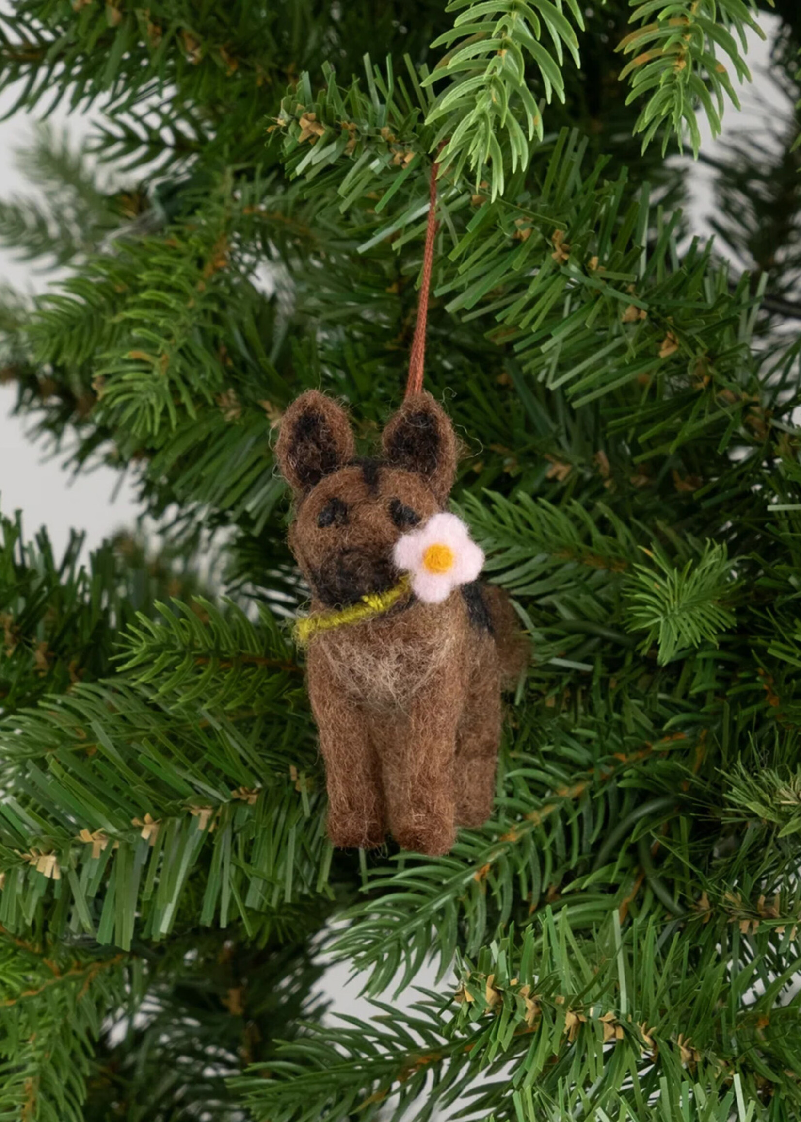 Global Goods Partners Felt German Shepherd Ornament