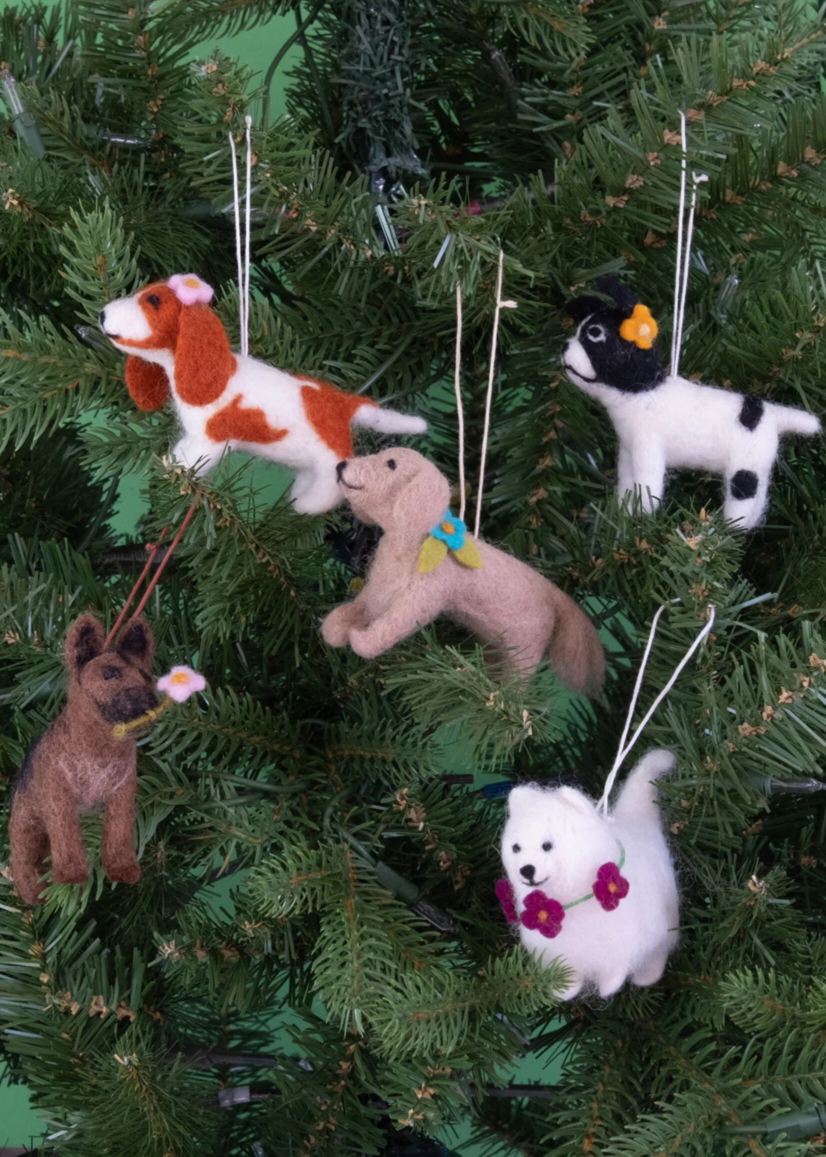 Global Goods Partners Felt German Shepherd Ornament