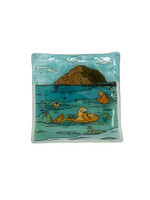 Pampeana Otters in Morro Bay Square Dish