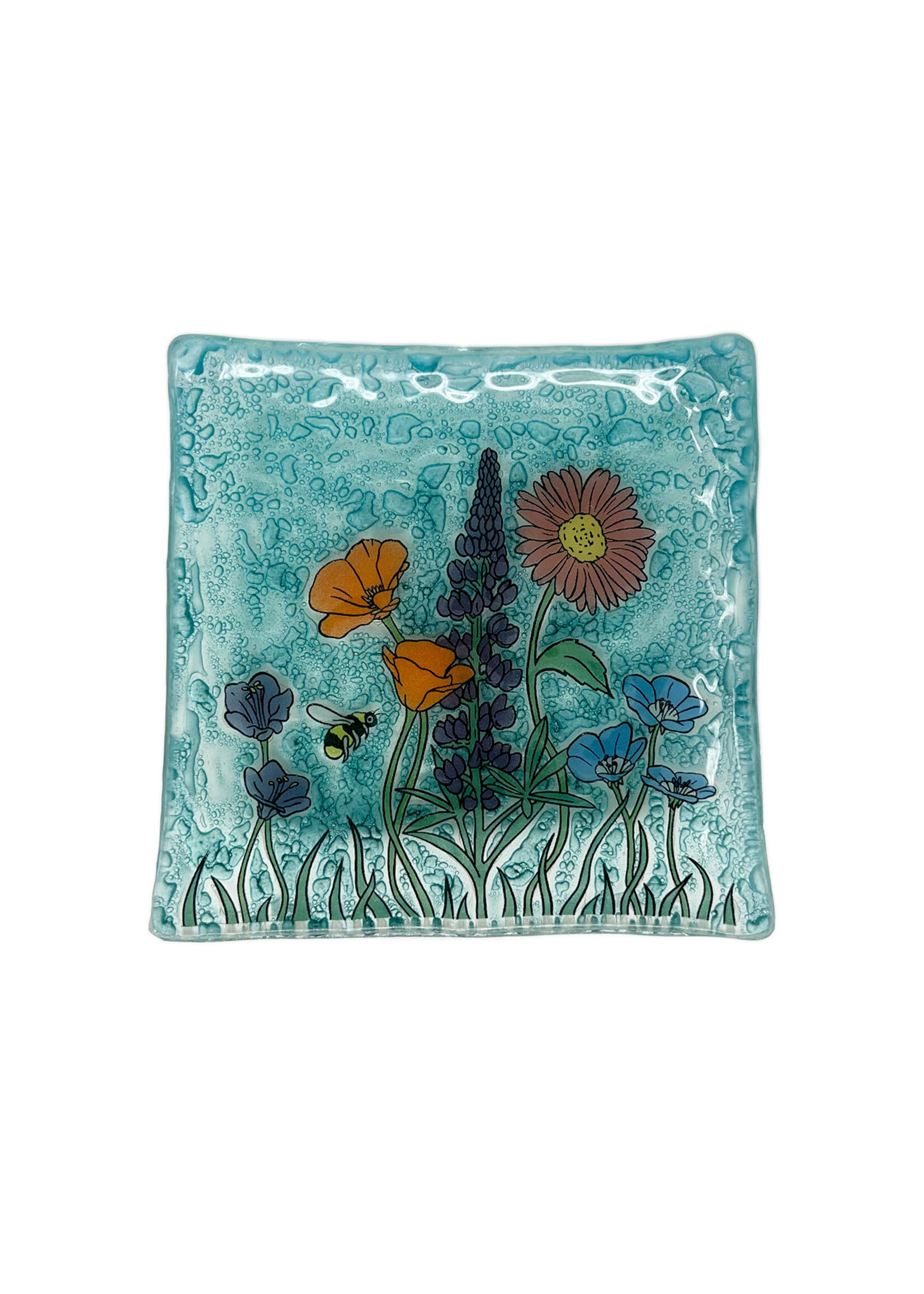 Pampeana Wildflowers Square Dish