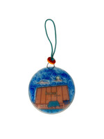 Pampeana Sunset Drive-In Glass Ornament