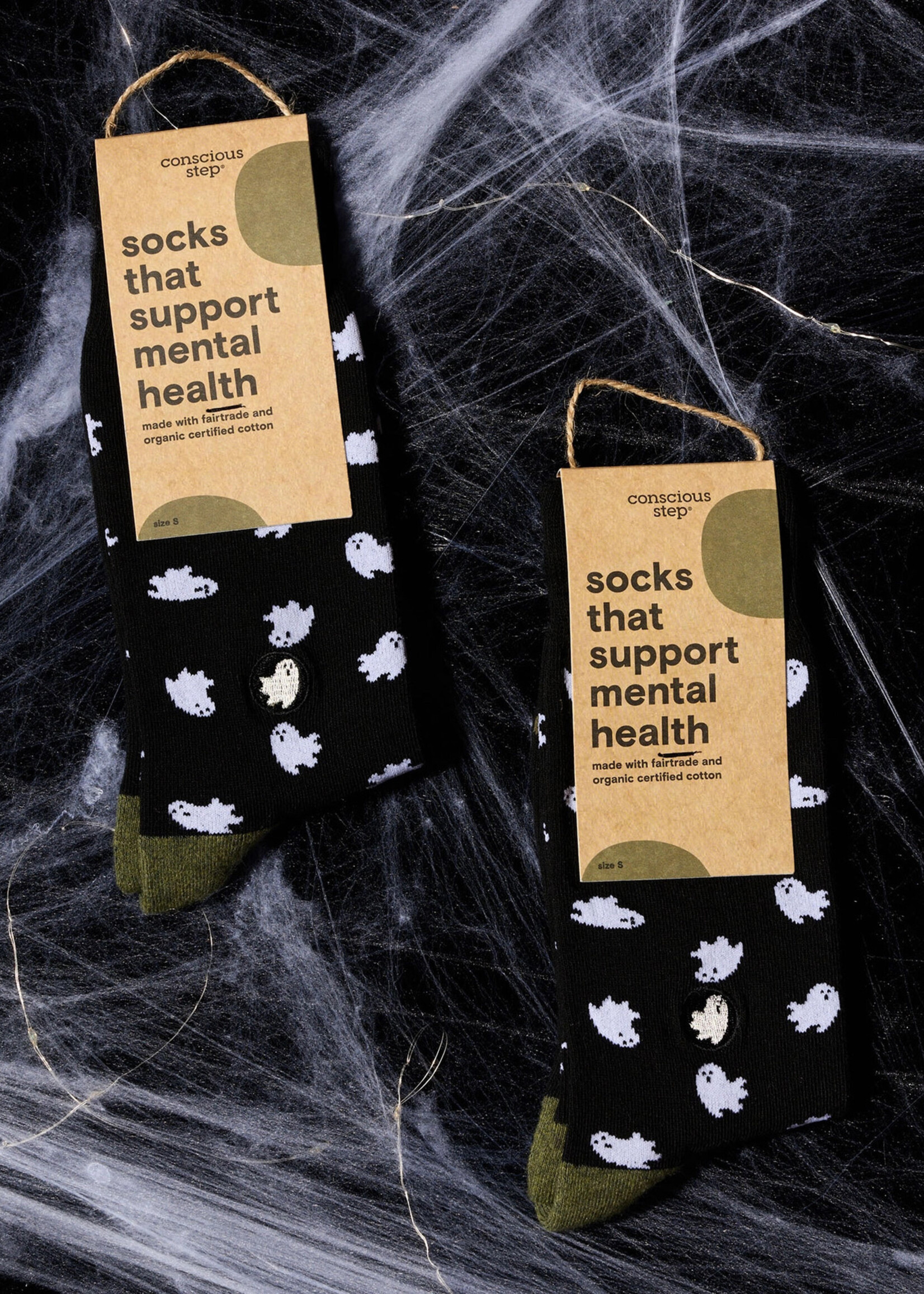 Conscious Step Men's Ghost Socks