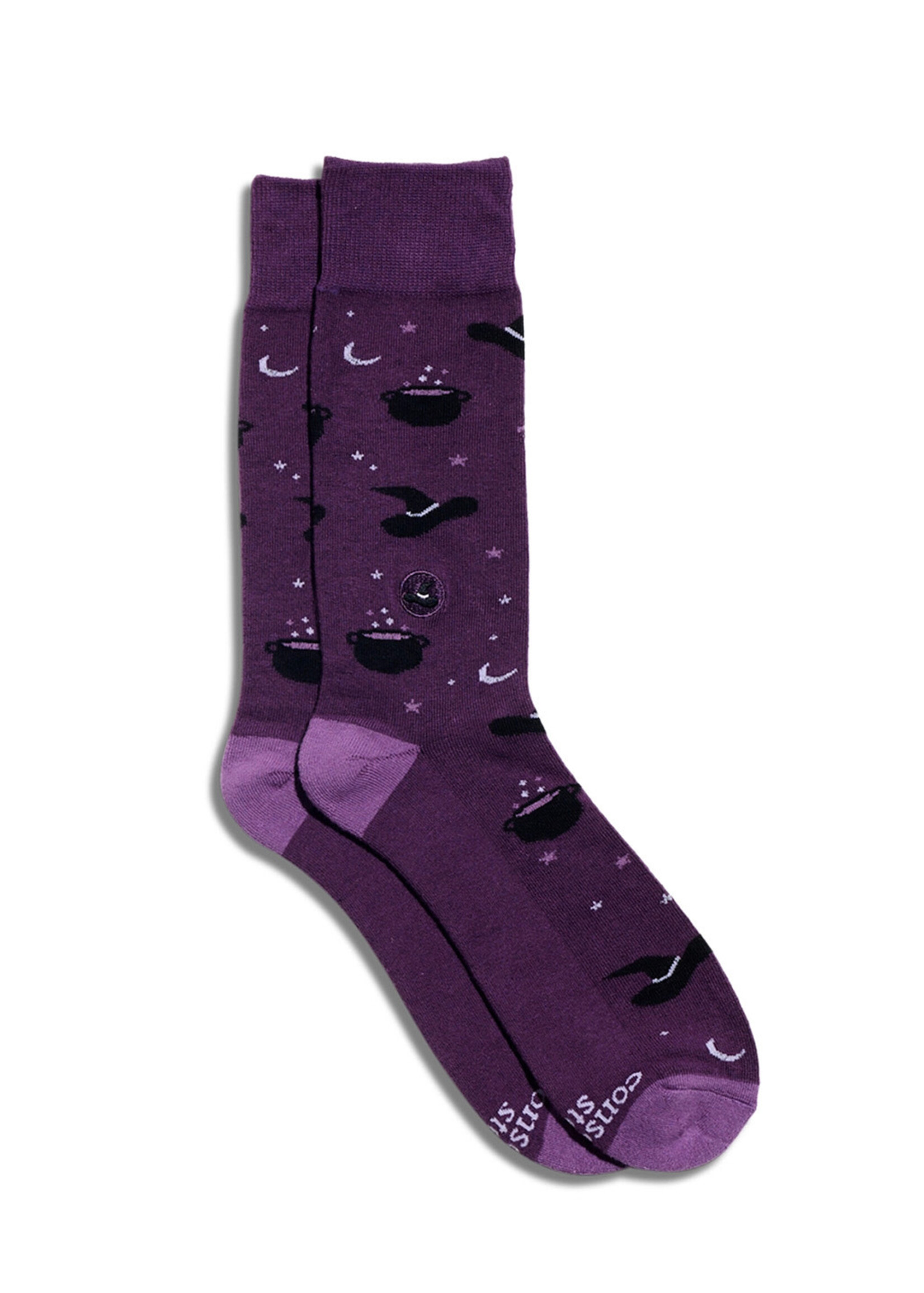 Conscious Step Men's Socks Halloween Cauldron