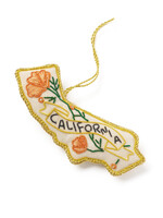 Matr Boomie California State Plush Ornament with Poppy
