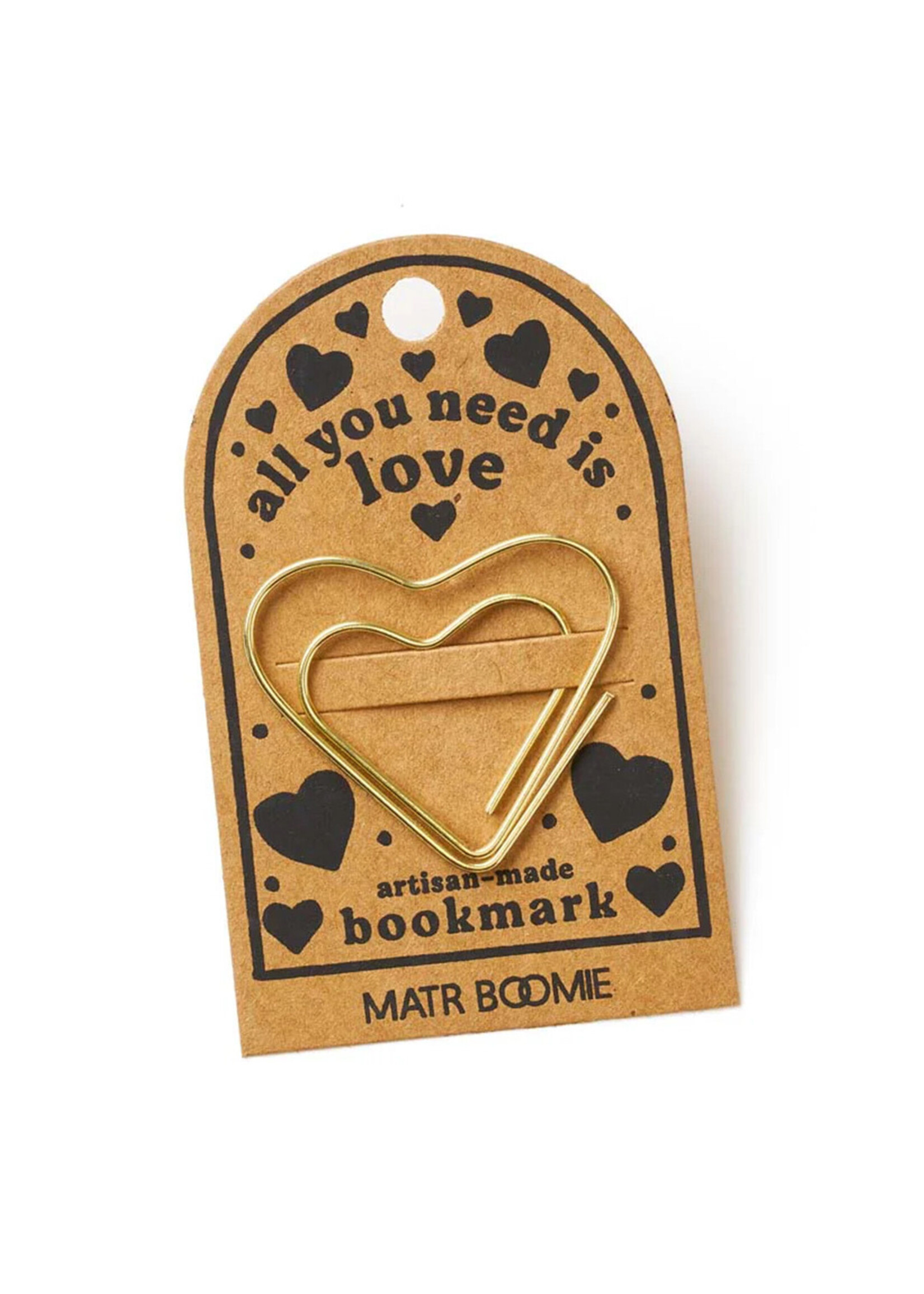 Matr Boomie Kitaab Wire Heart Bookmark