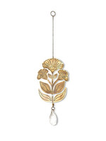 Matr Boomie Surya Floral Engraved Brass Suncatcher