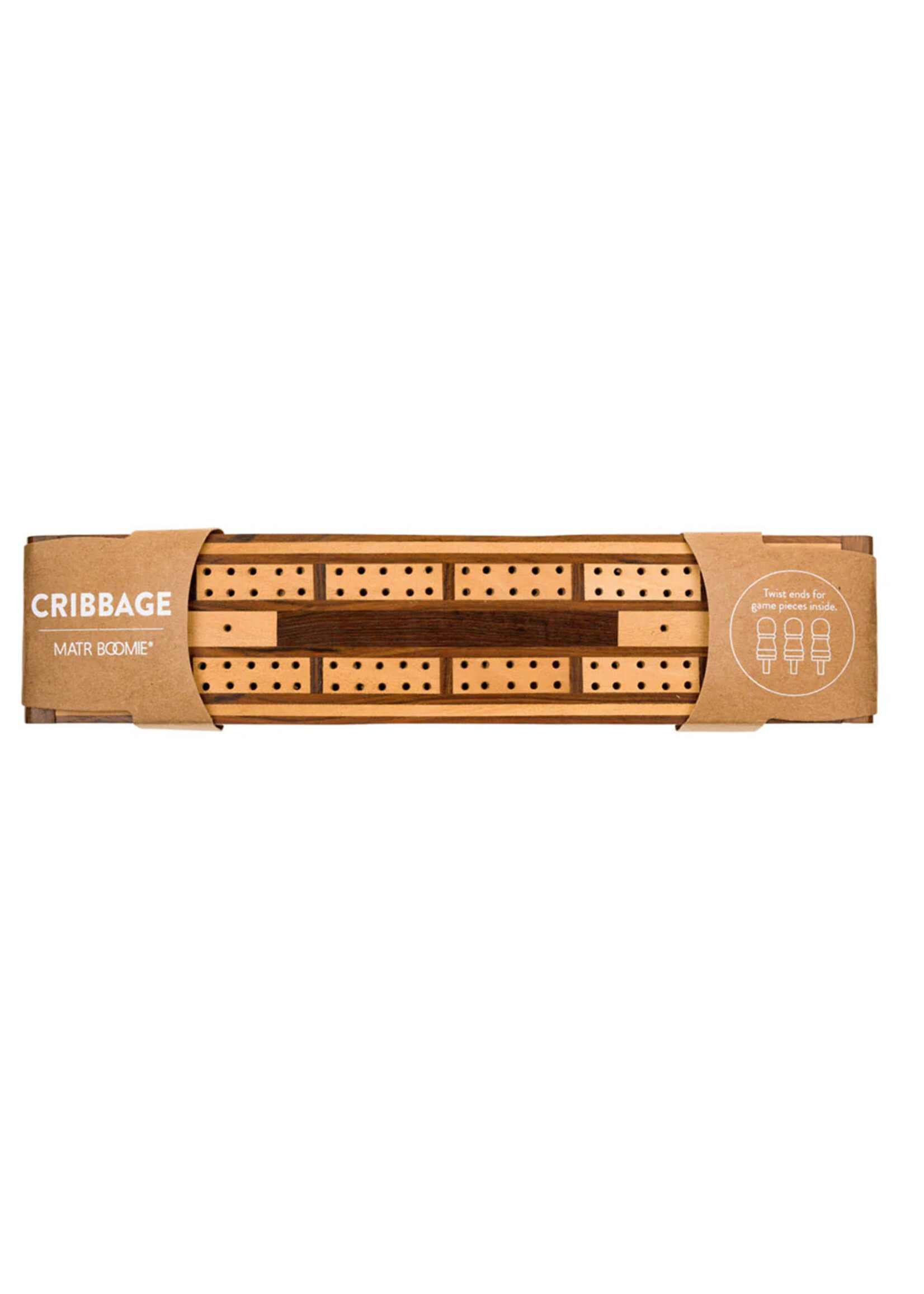 Matr Boomie Wood Cribbage Game