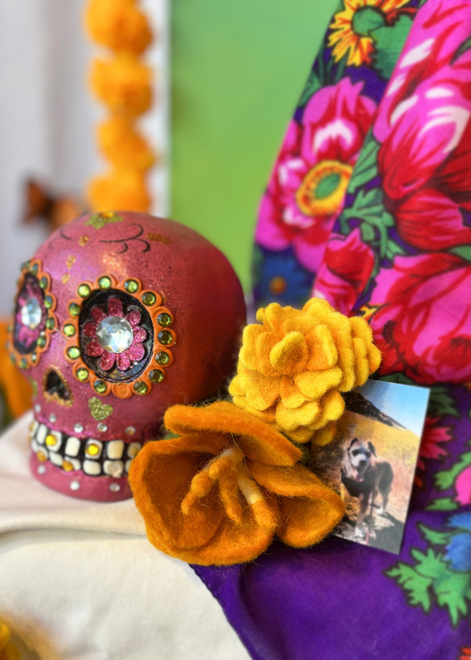 Global Goods Partners Felt Flower Marigold