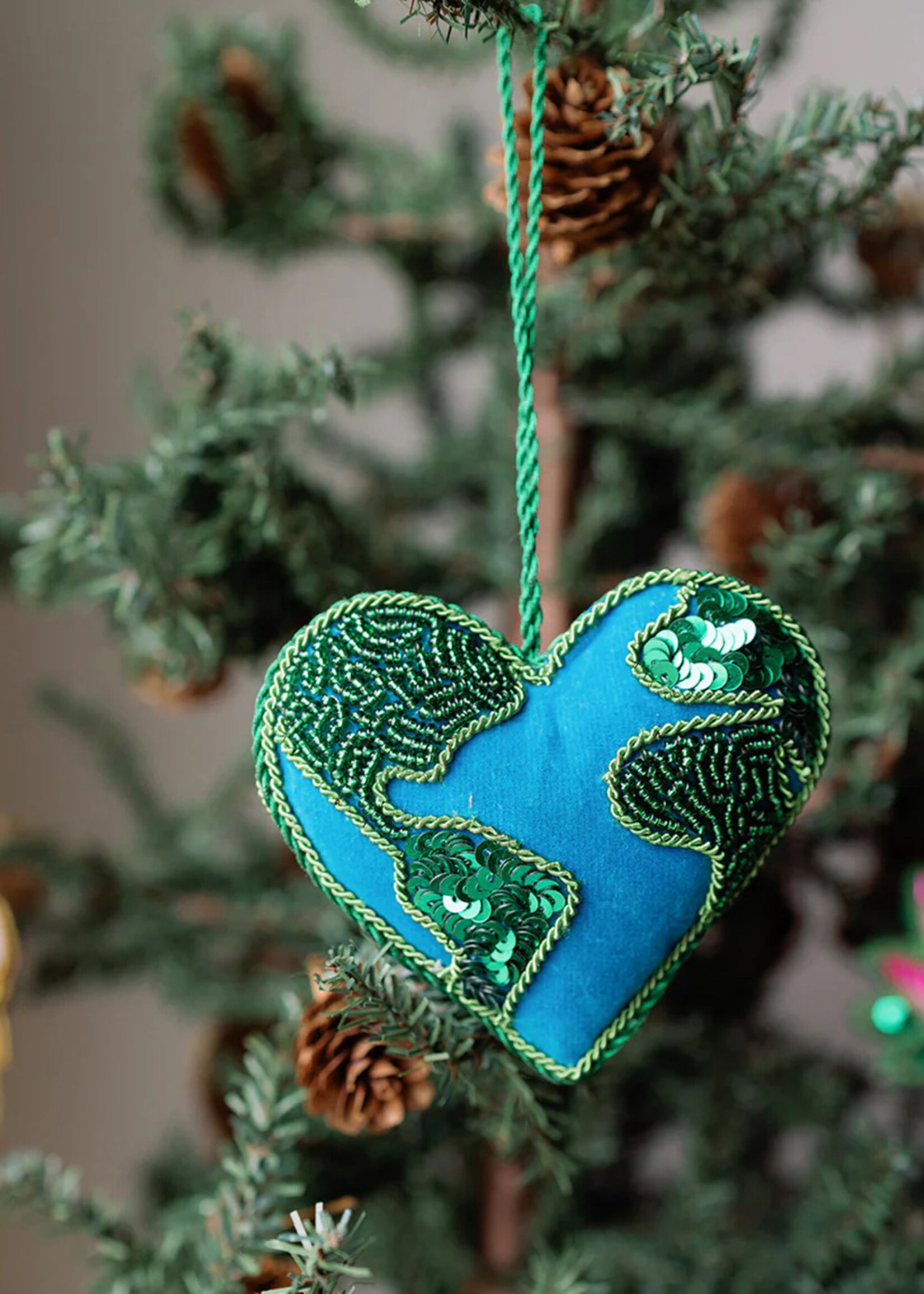 Matr Boomie Larissa Heart Earth Ornament