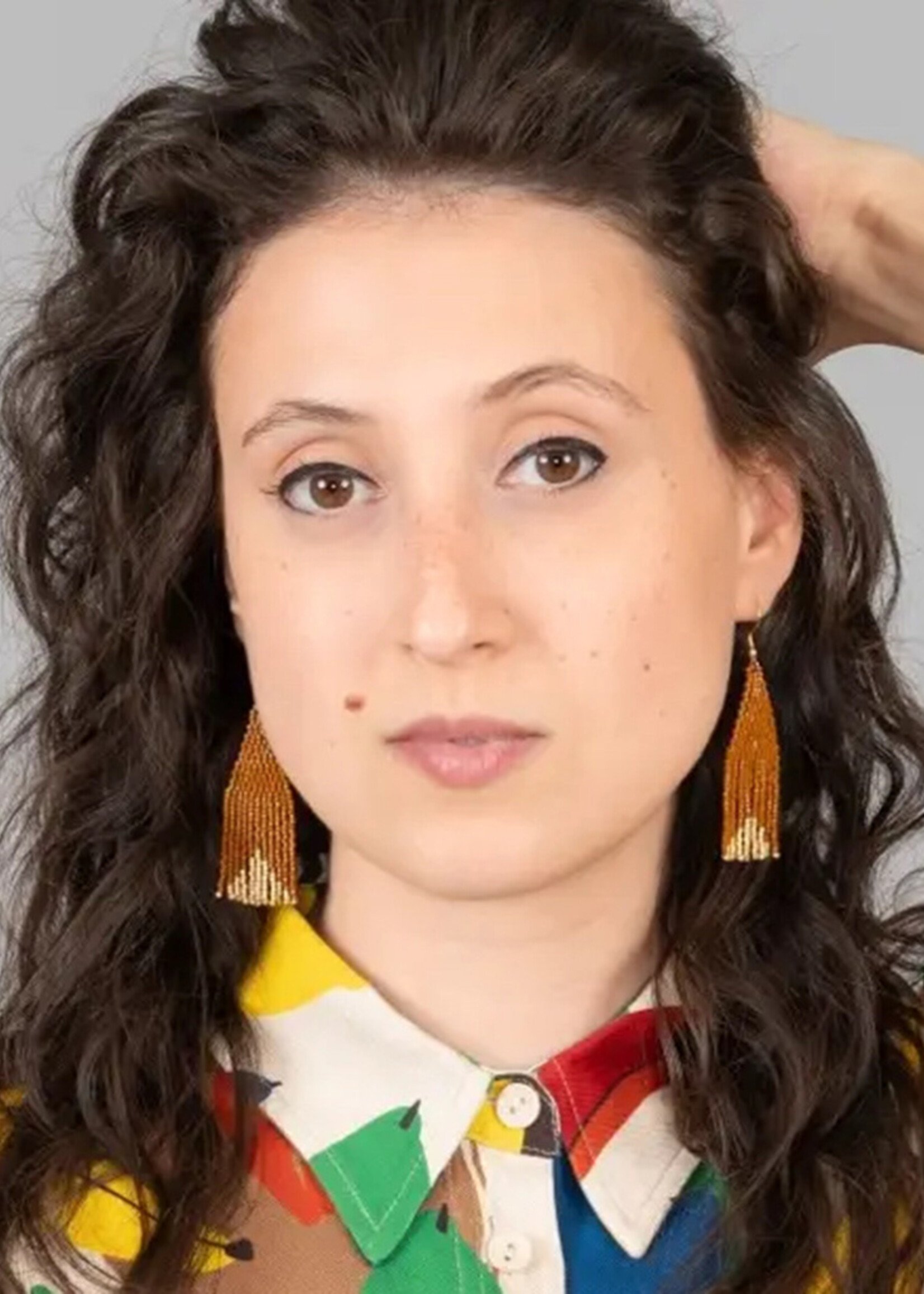 Altiplano Delica Triangle Beaded Earrings