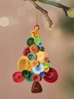 Ten Thousand Villages Quilled Banh Tree Ornament