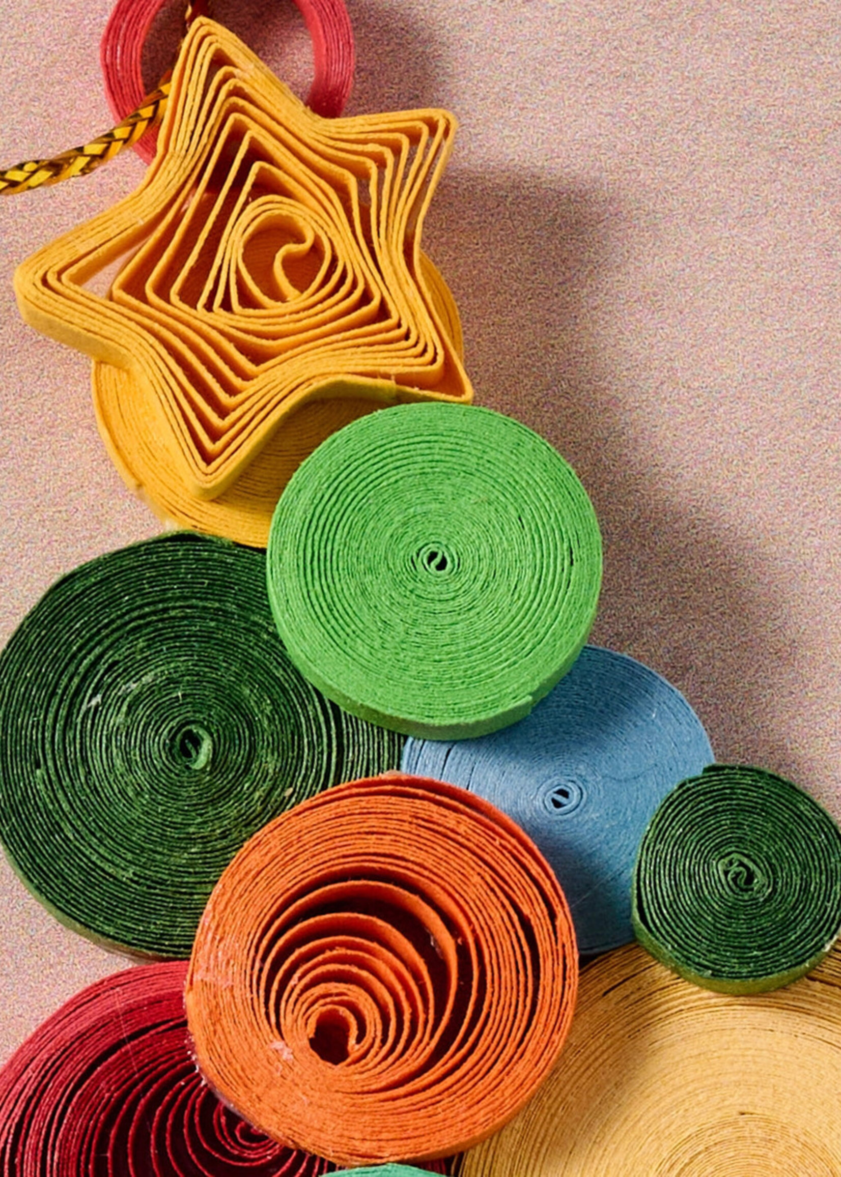 Ten Thousand Villages Quilled Banh Tree Ornament