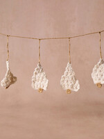 Ten Thousand Villages Crochet White Tree Garland - 53" Long