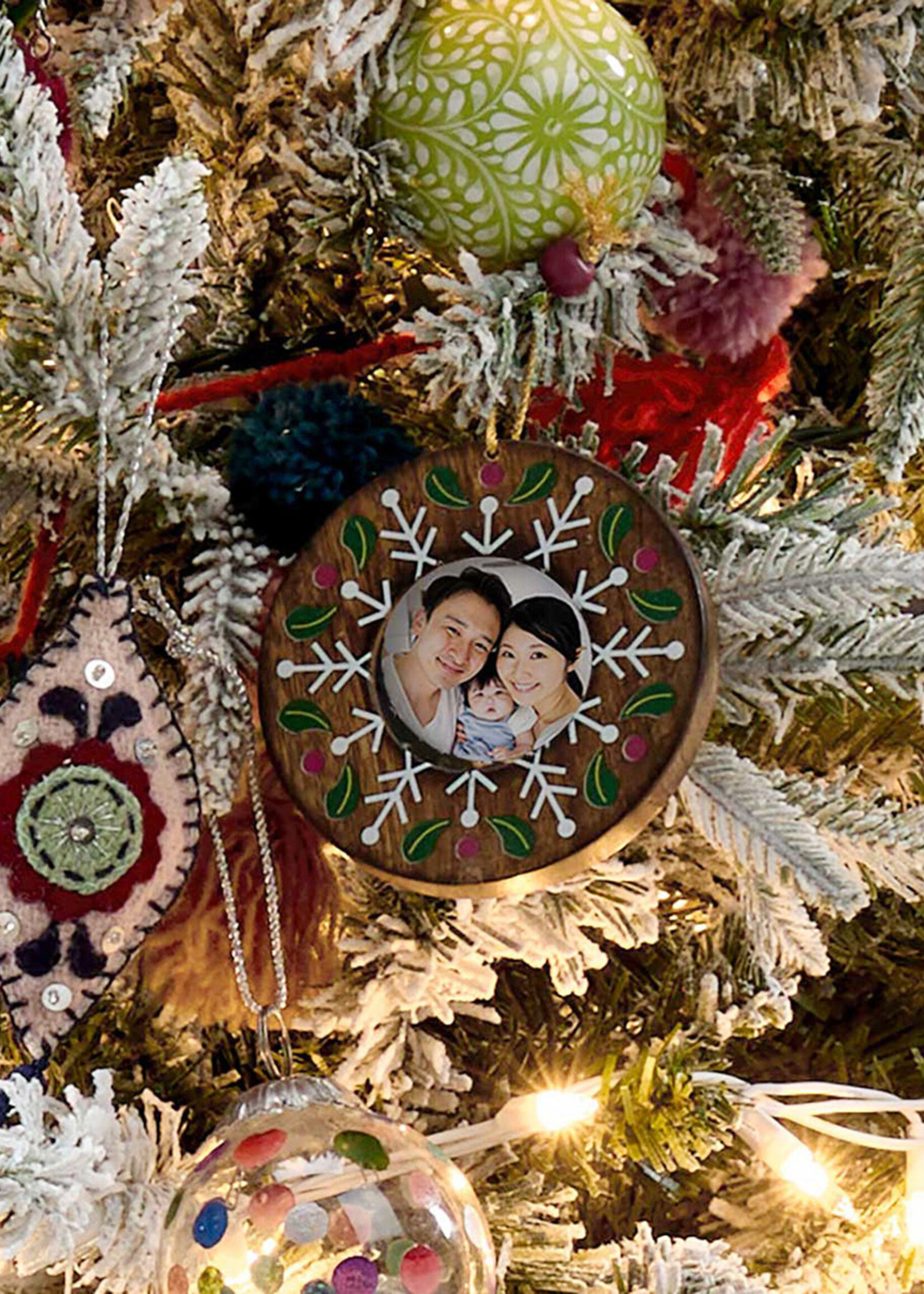 SERRV Merry Memento Photo Frame Ornament