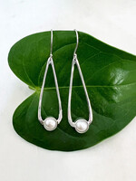 Women's Peace Collection Timeless Teardrop Pearl Earrings
