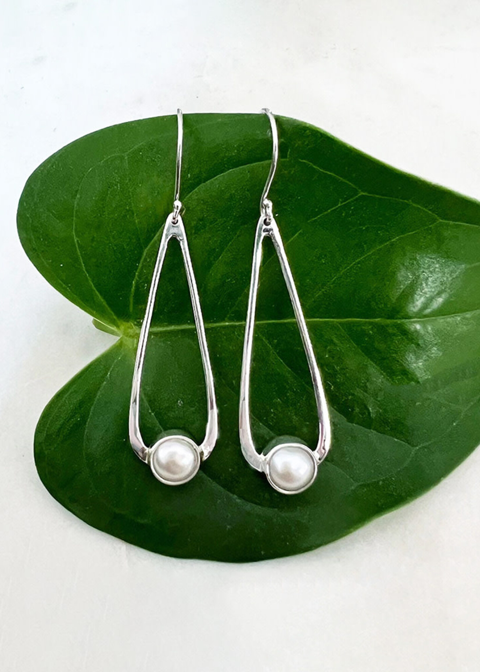 Women's Peace Collection Timeless Teardrop Pearl Earrings