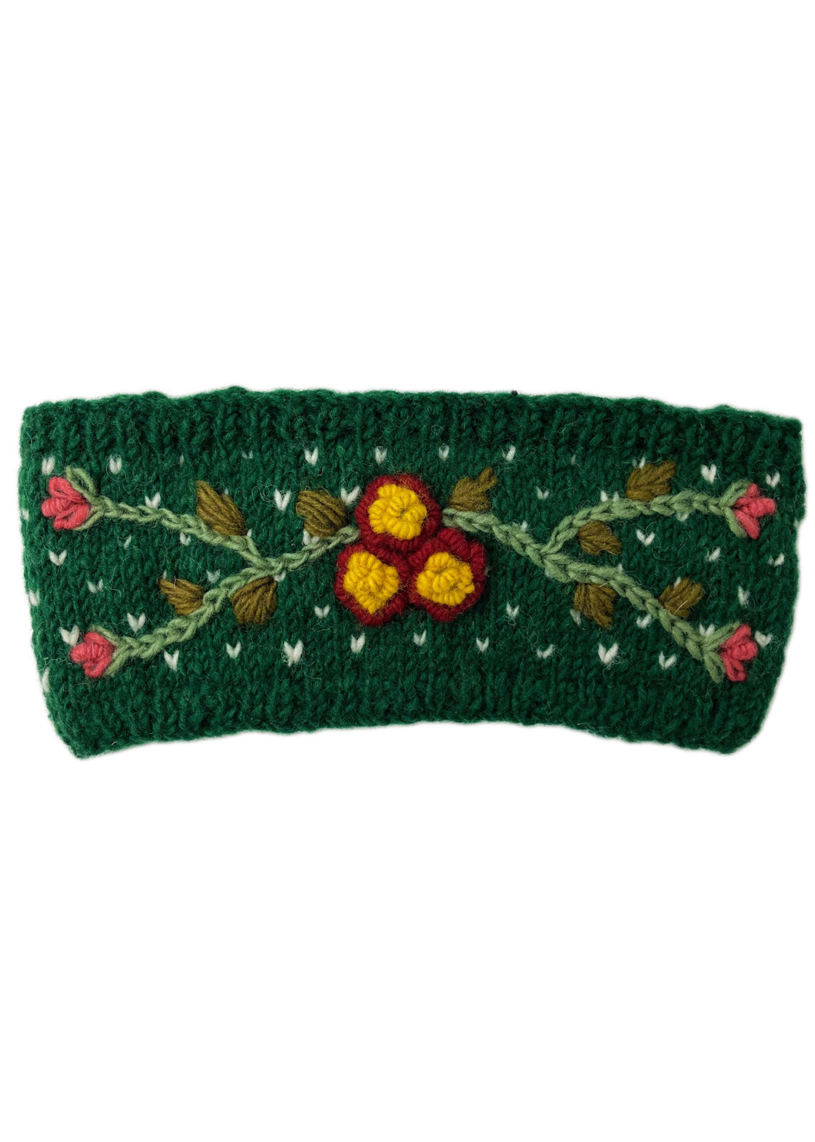 Ganesh Himal Flower Knit Headband