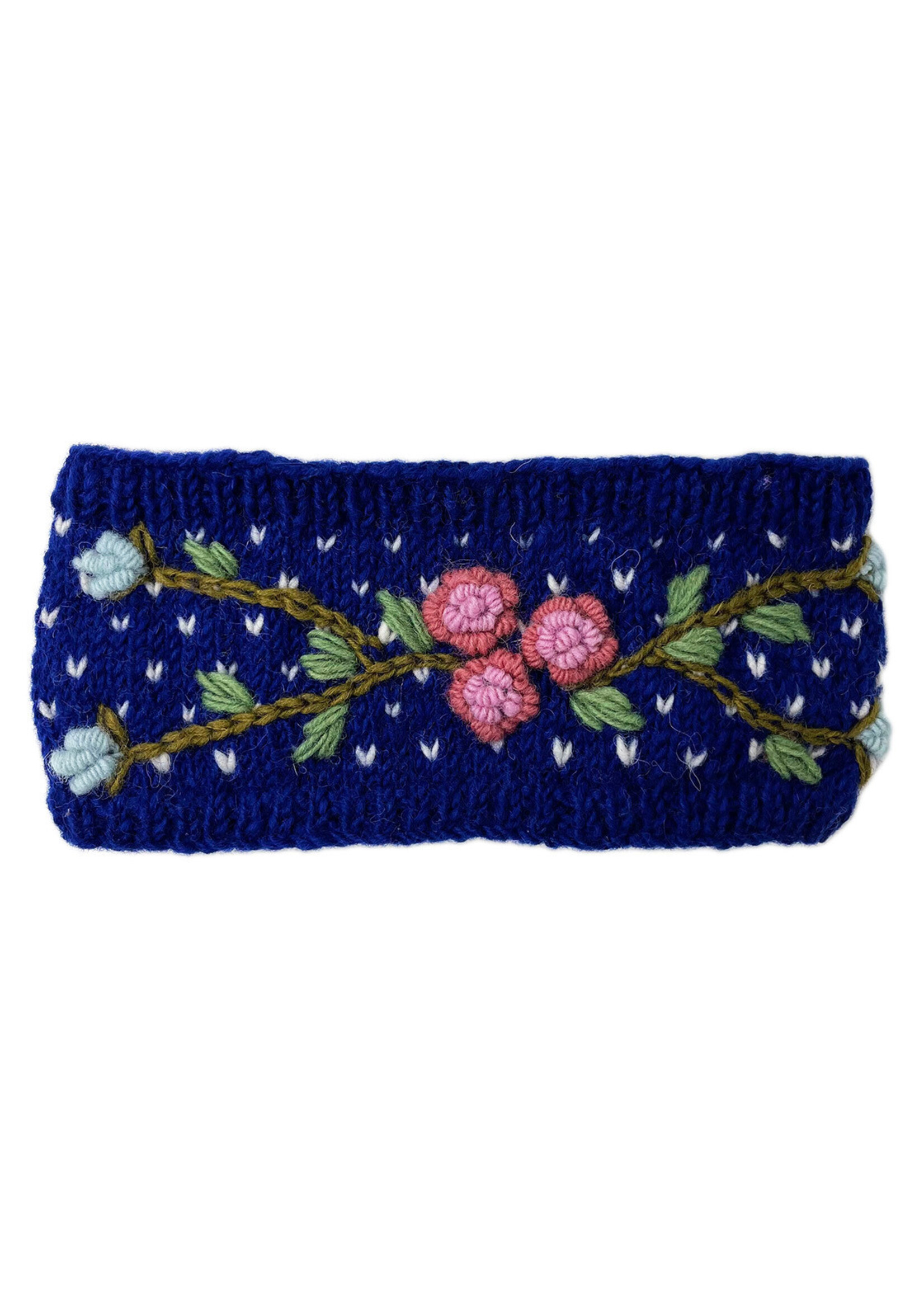 Ganesh Himal Flower Knit Headband