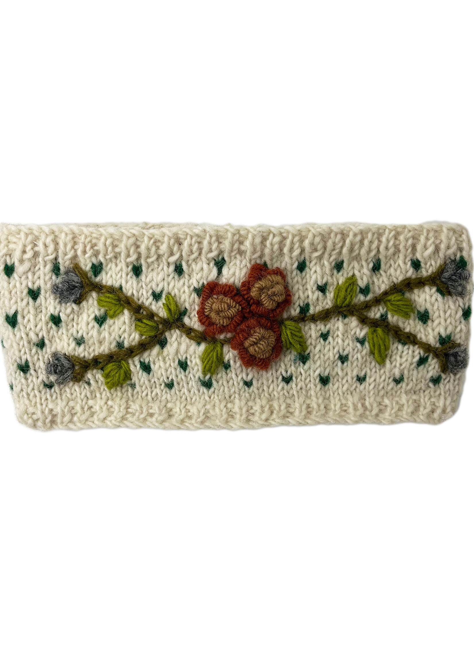 Ganesh Himal Flower Knit Headband