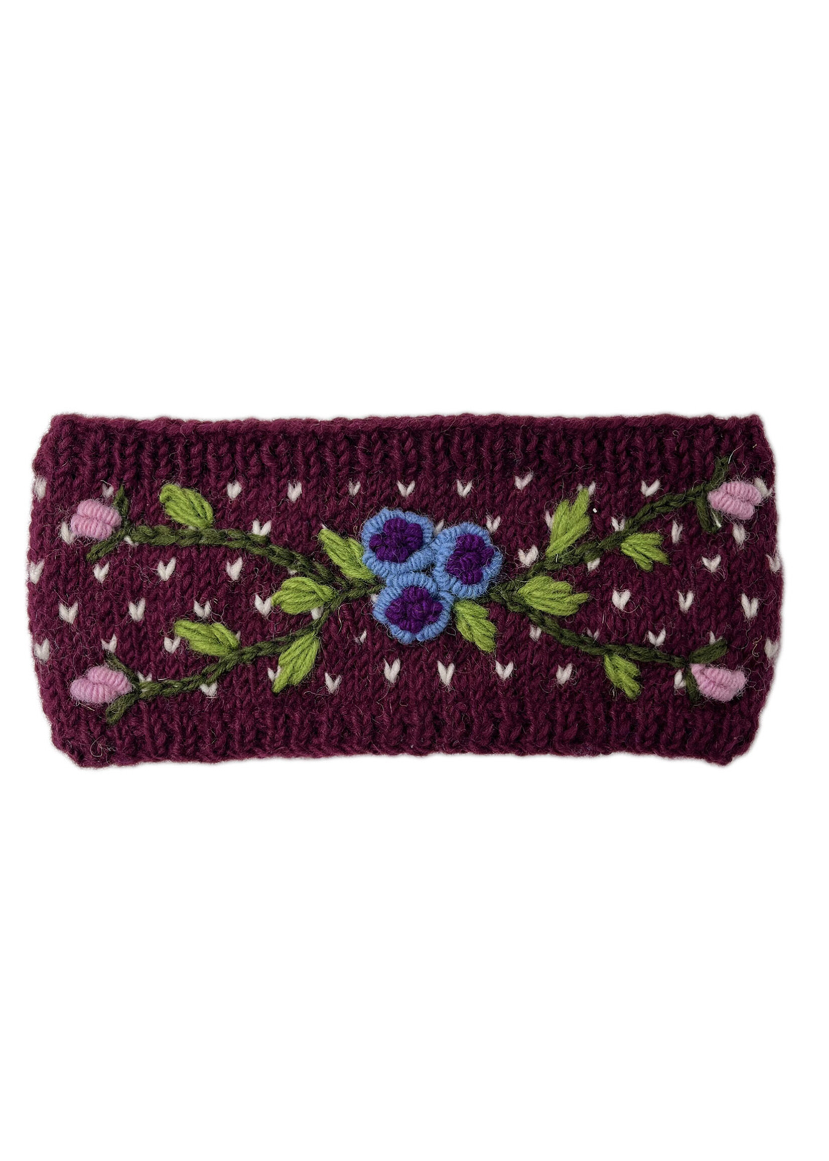 Ganesh Himal Flower Knit Headband