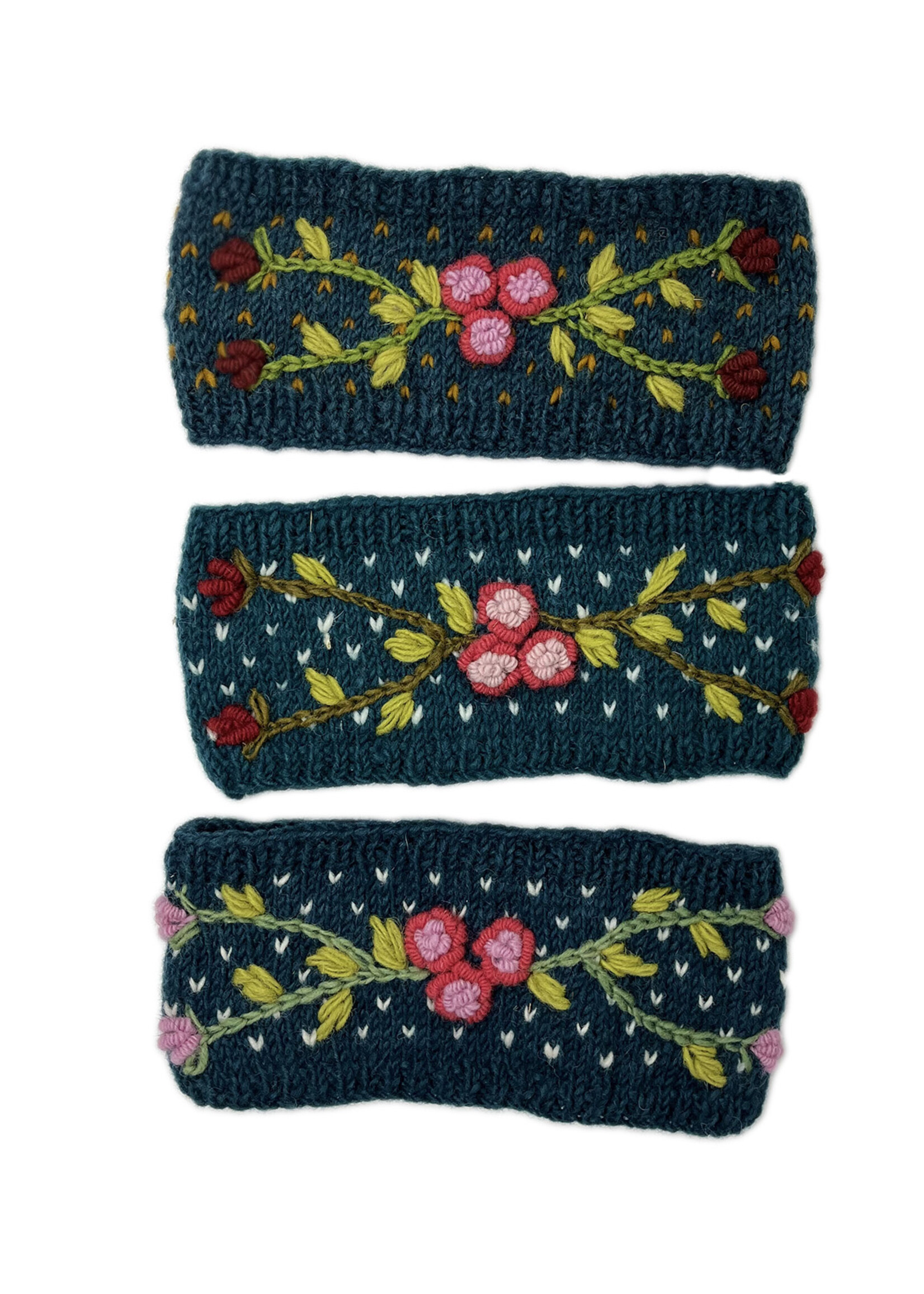 Ganesh Himal Flower Knit Headband