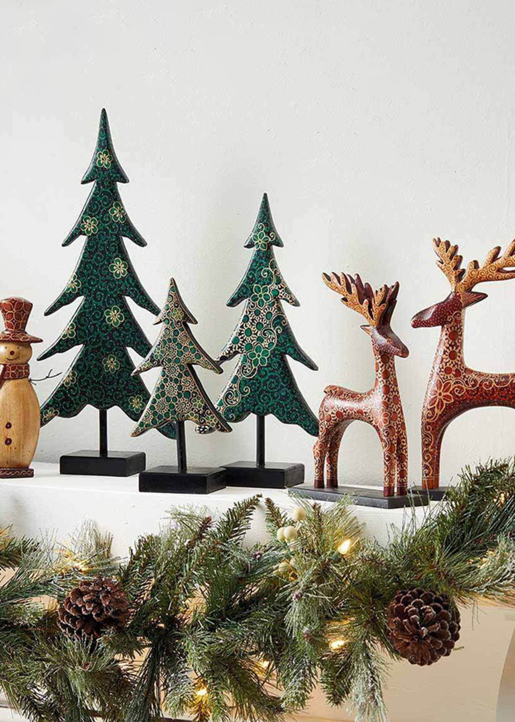 SERRV Batik Holiday Tree Set