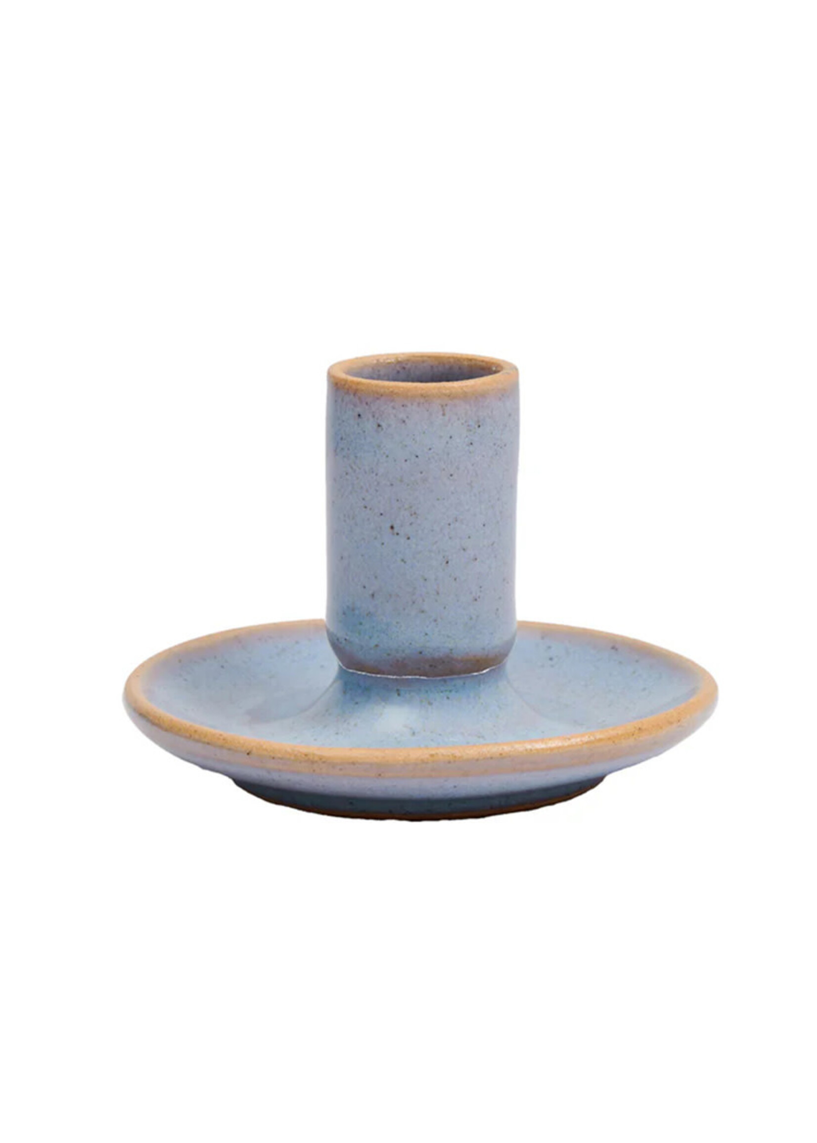 Global Goods Partners Cosmos Blue Ceramic Candle Holder