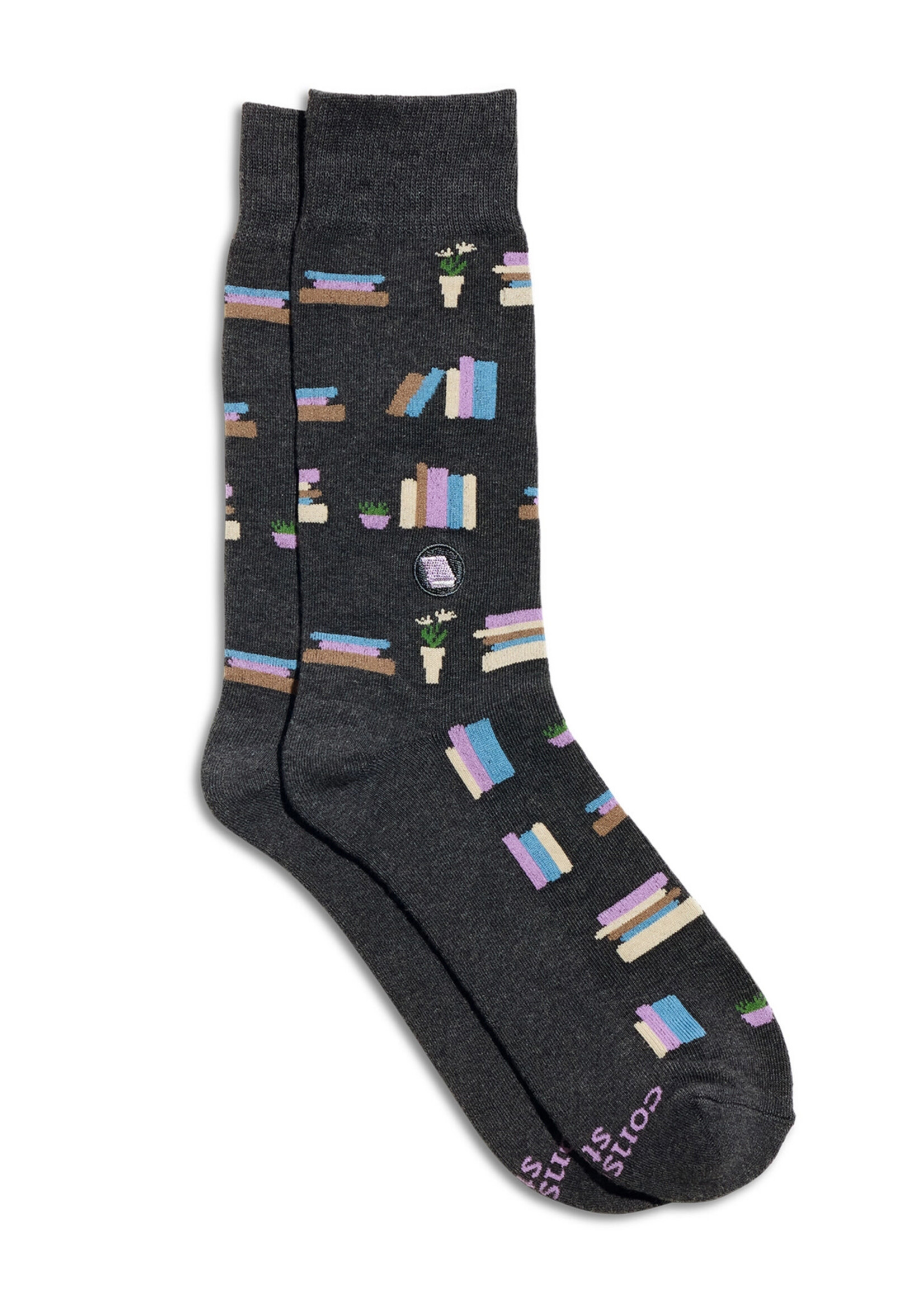 Conscious Step Women's Book Stacks Socks