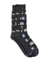 Conscious Step Men's Book Stacks Socks