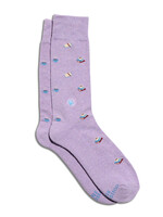 Conscious Step Men's Books and Coffee Socks