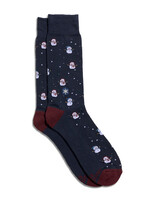 Conscious Step Men's Snowman Socks