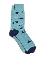 Conscious Step Men's Manta Ray Socks