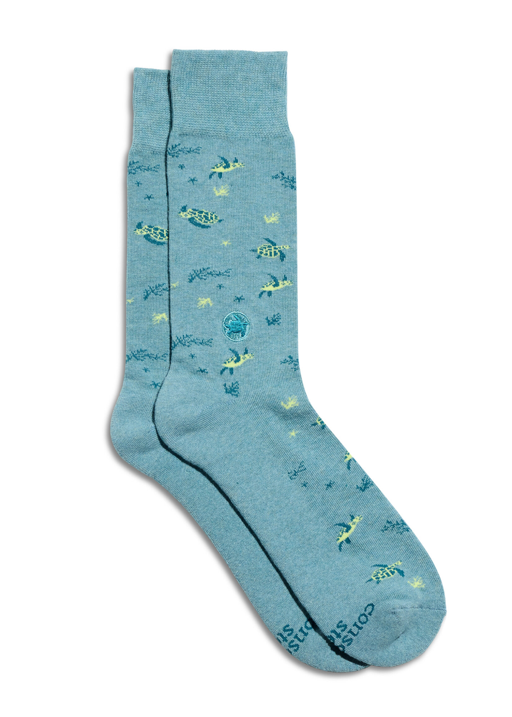 Conscious Step Women's Sea Turtle and Reef Socks