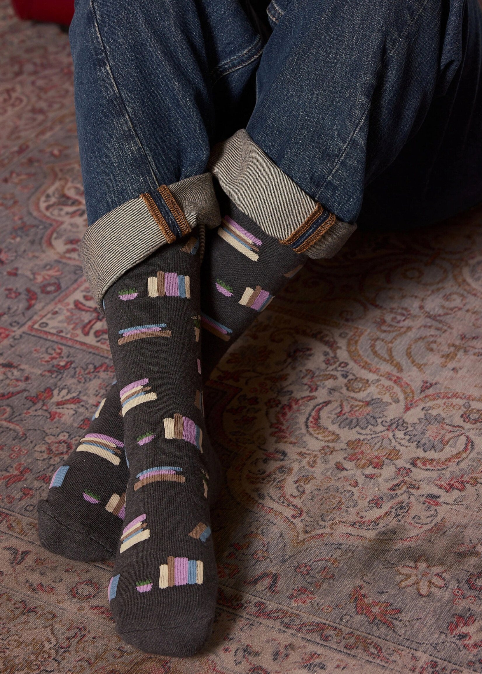 Conscious Step Women's Book Stacks Socks