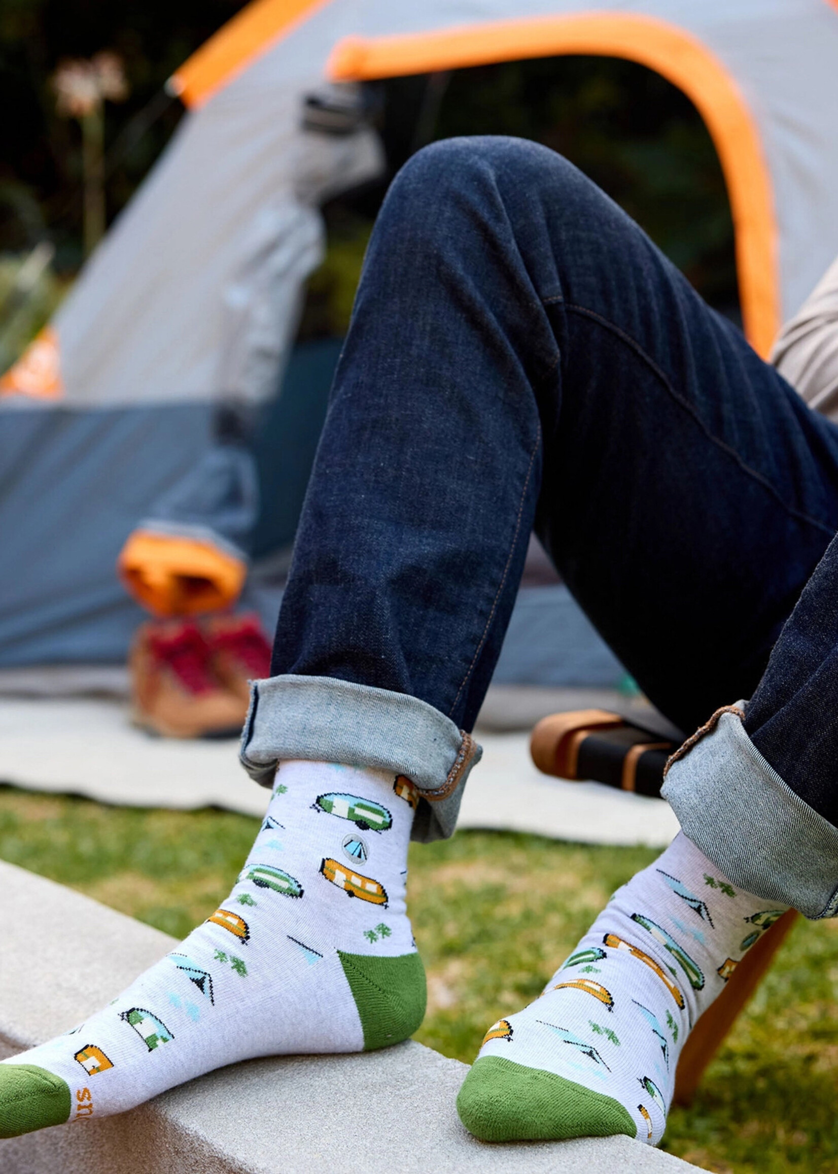 Conscious Step Women's Camper Socks - Protect National Parks