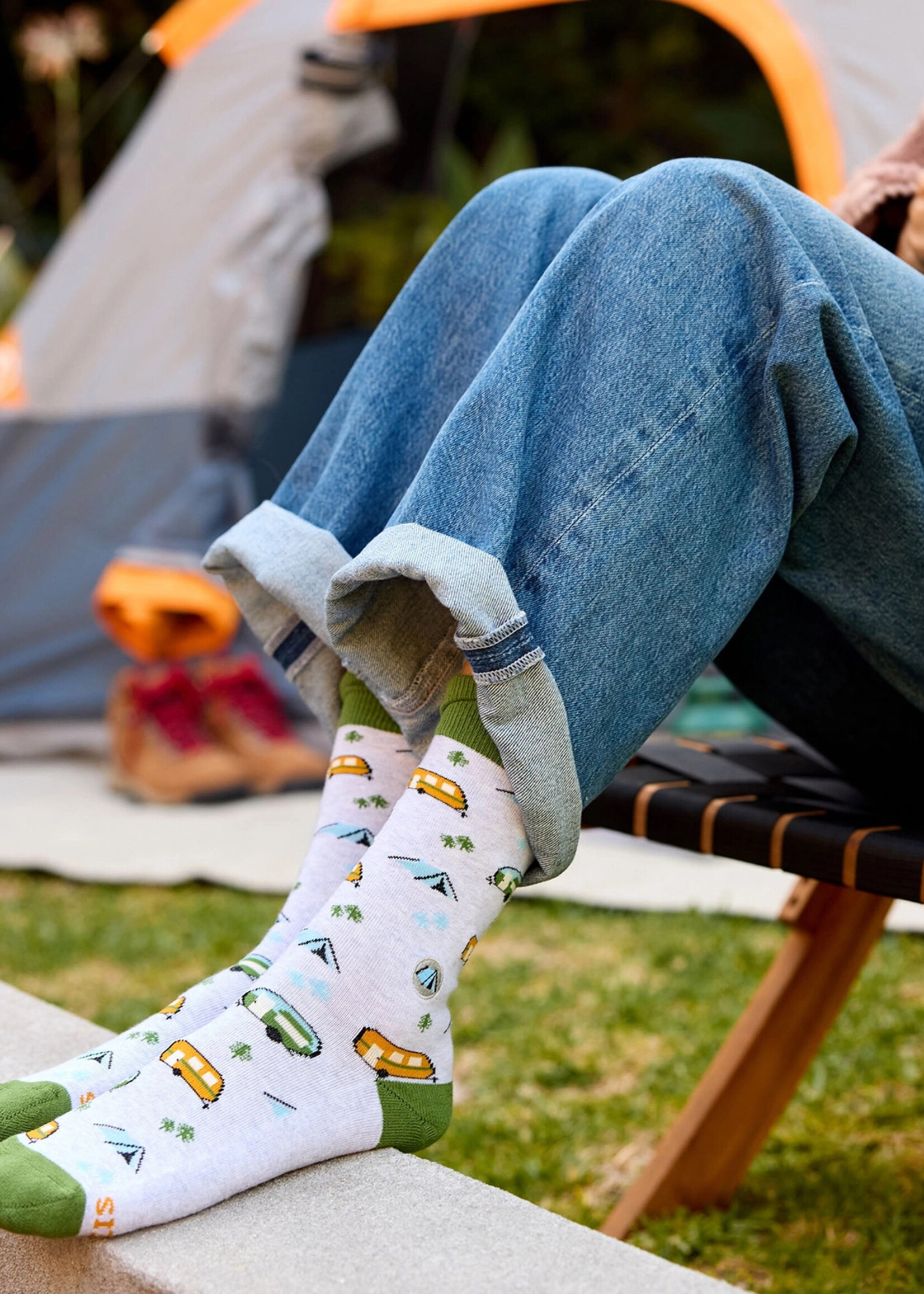 Conscious Step Women's Camper Socks - Protect National Parks
