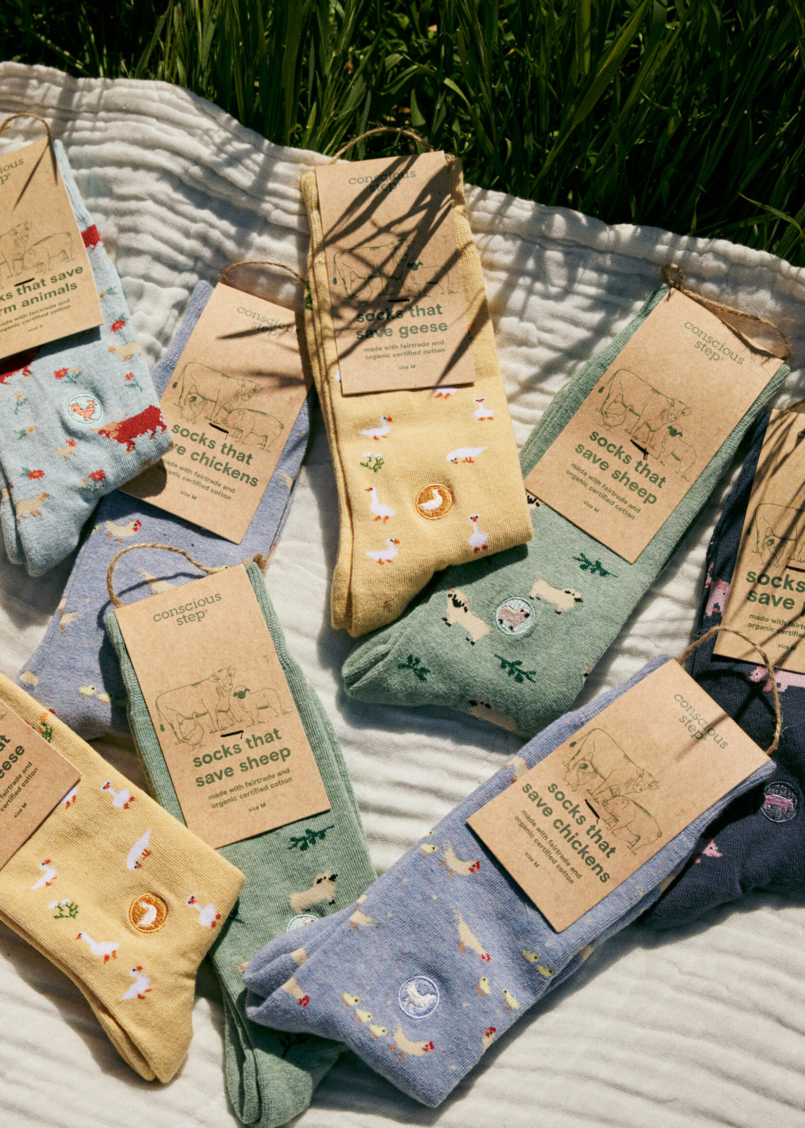 Conscious Step Men's Chicken Socks