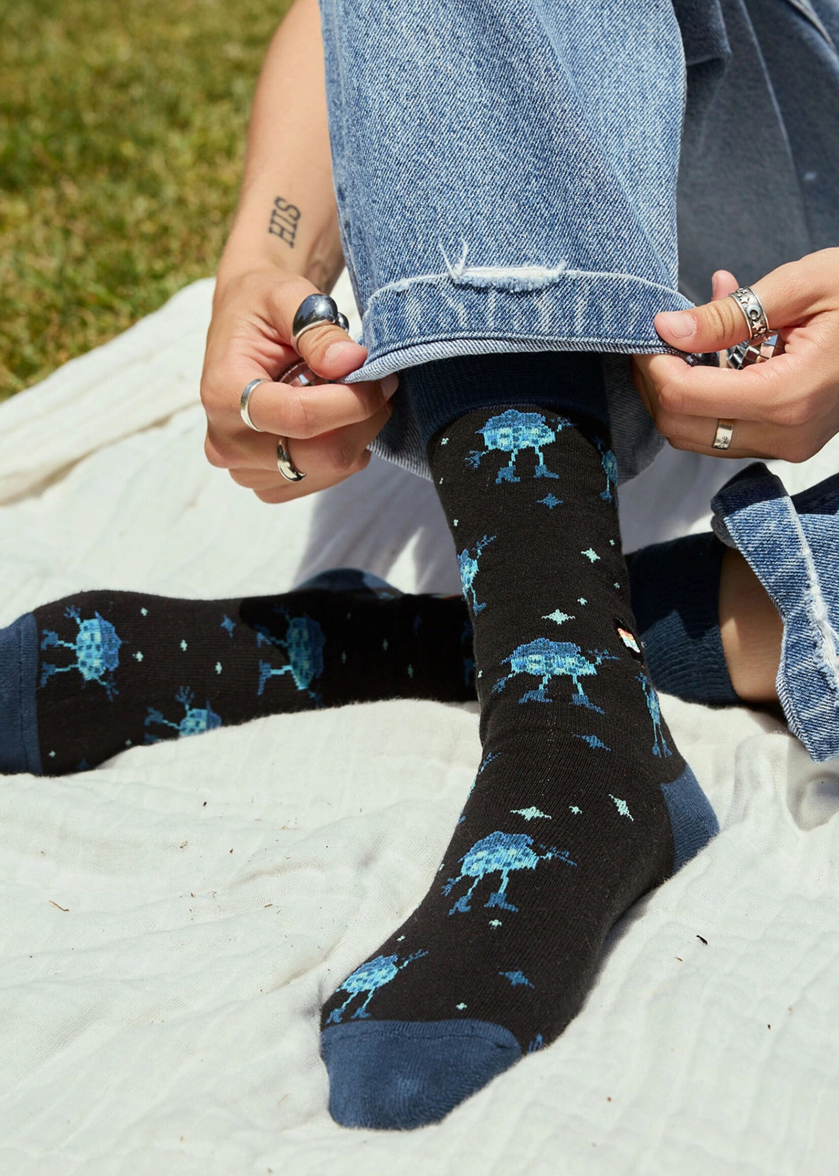 Conscious Step Women's LGBTQ Disco Ball Socks