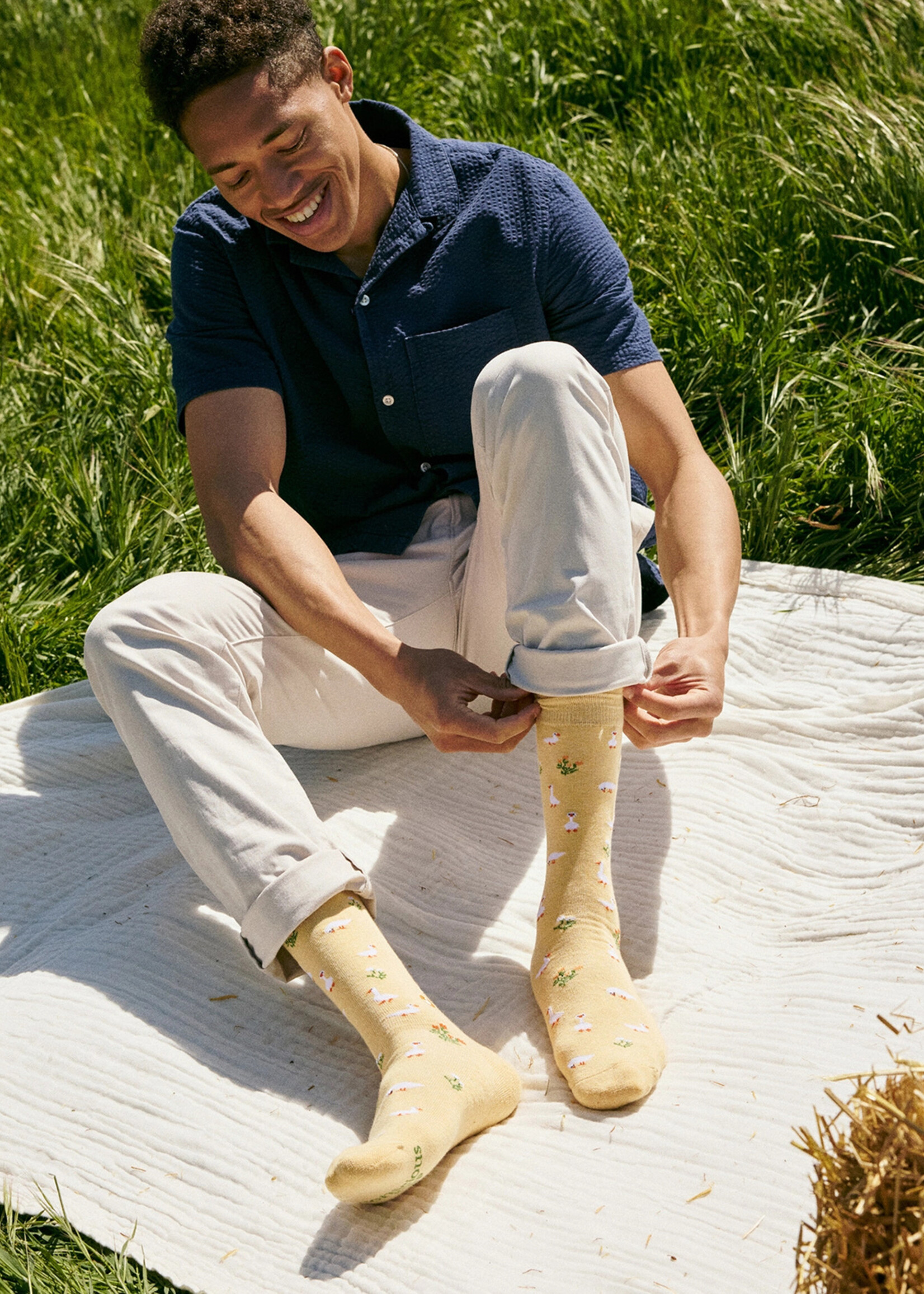 Conscious Step Men's Geese Socks