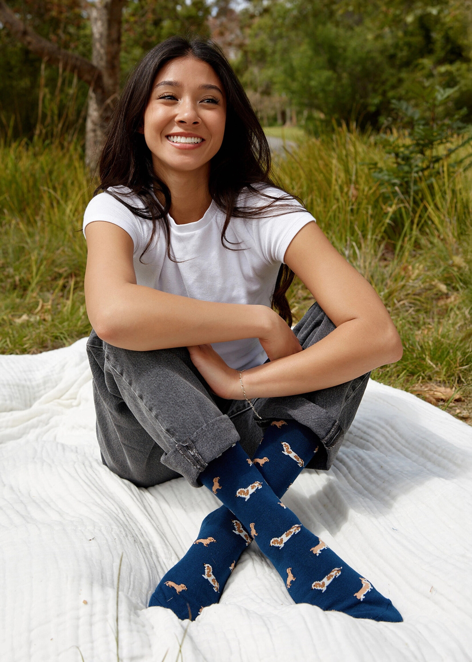 Conscious Step Women's Dog Socks - Low Rider Dogs