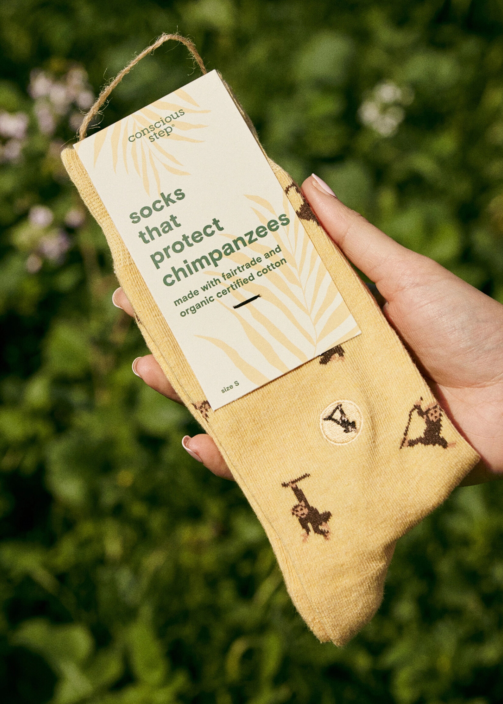 Conscious Step Men's Chimpanzees Socks