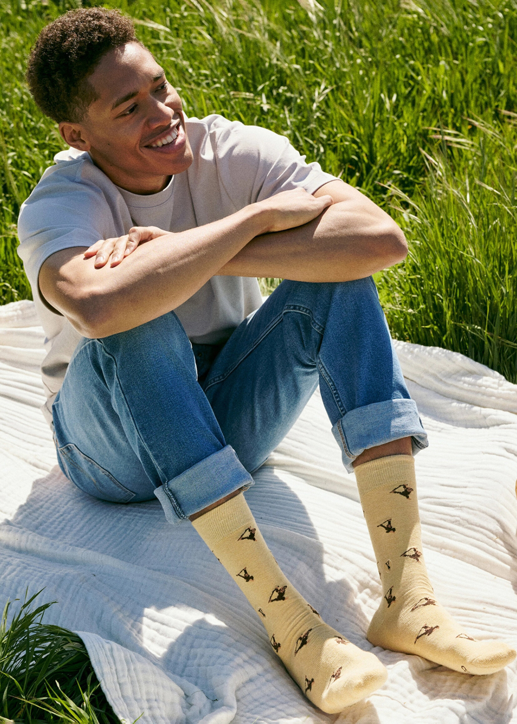 Conscious Step Men's Chimpanzees Socks