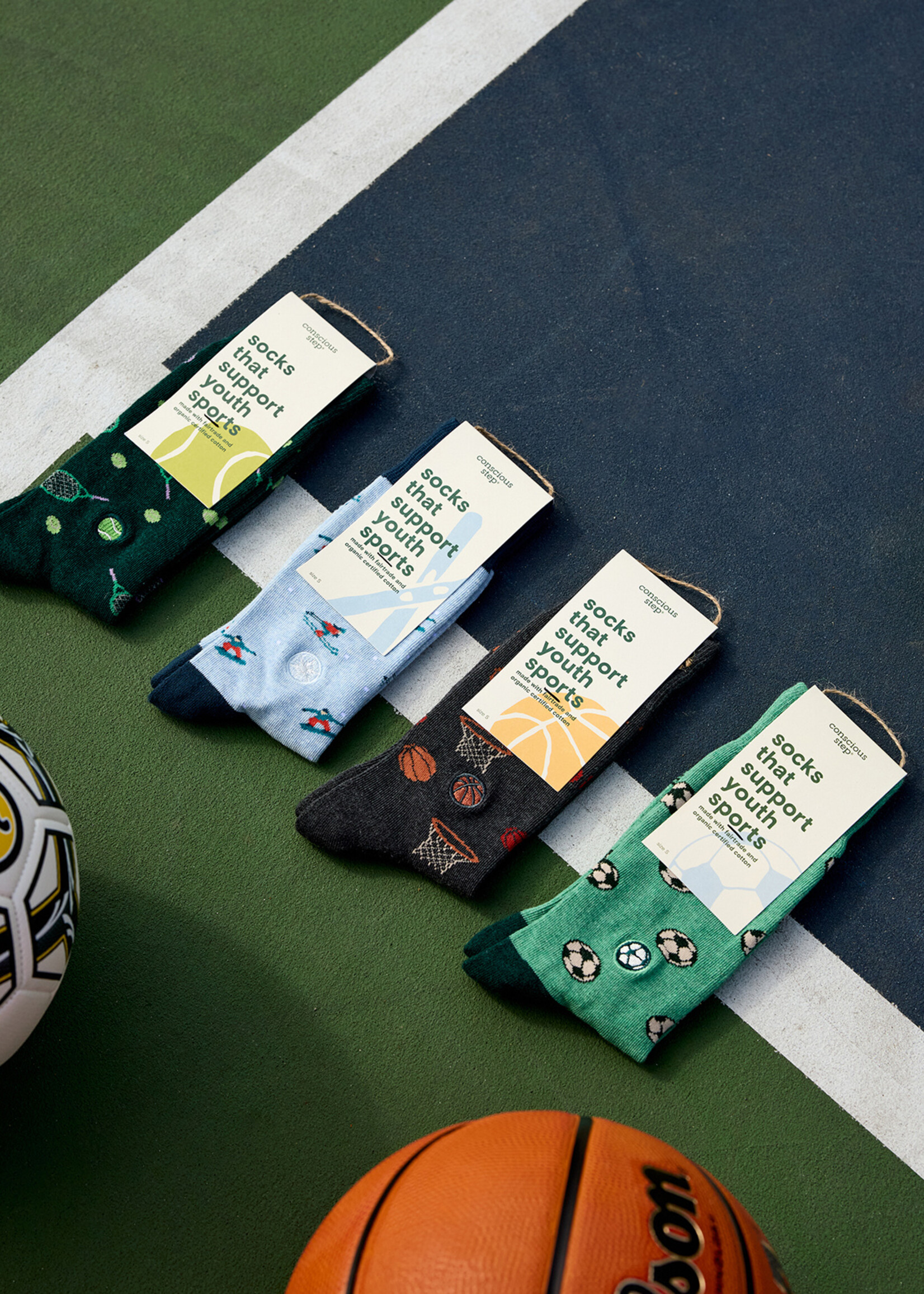 Conscious Step Men's Tennis Racket Socks