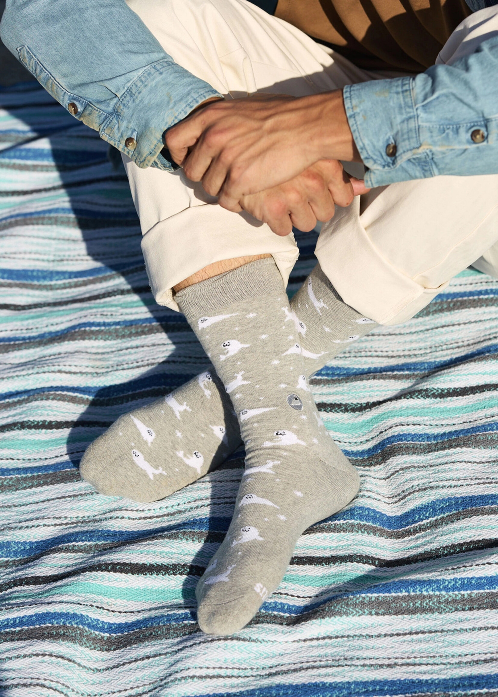 Conscious Step Men's Baby Seal Socks