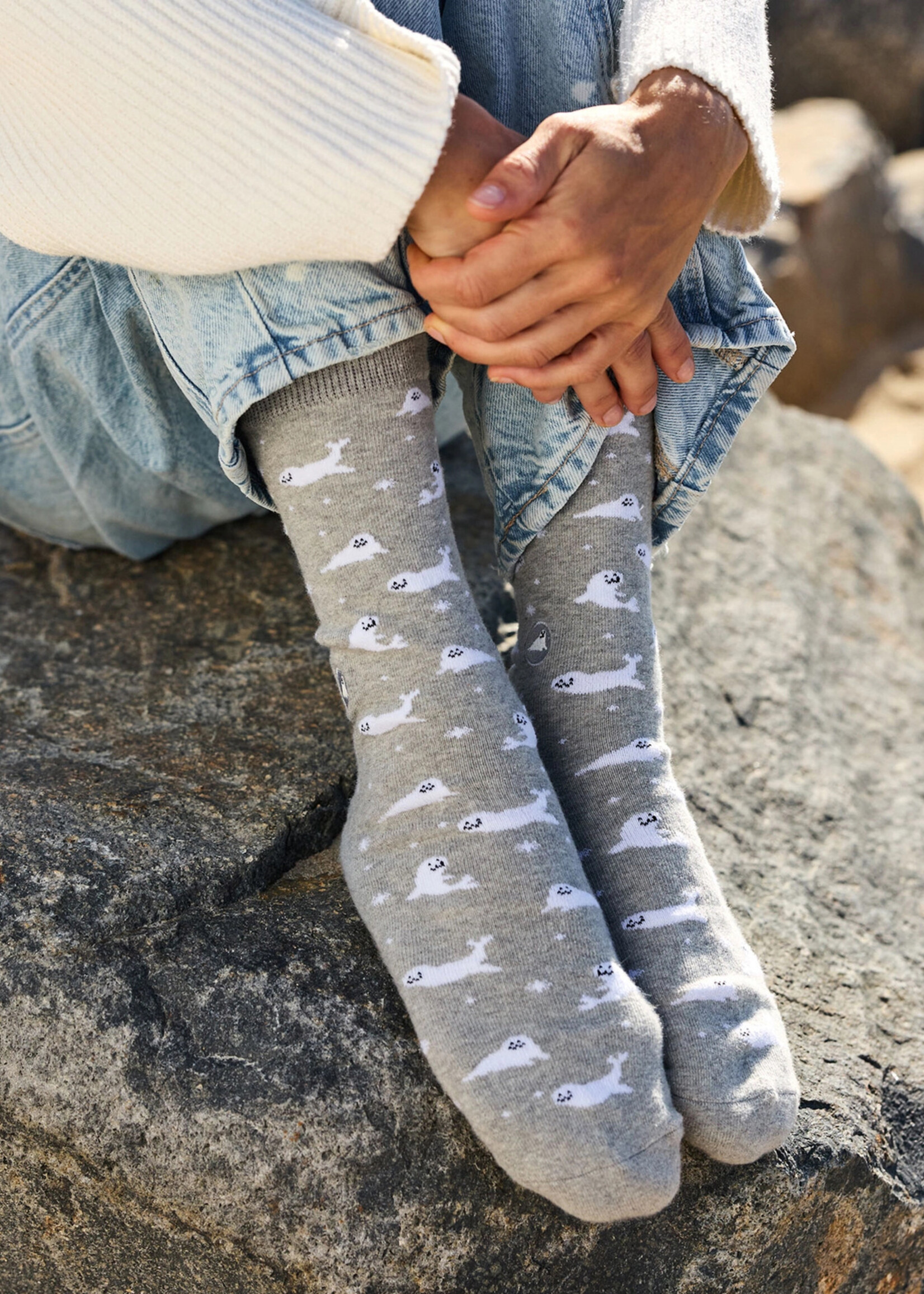 Conscious Step Women's Baby Seal Socks