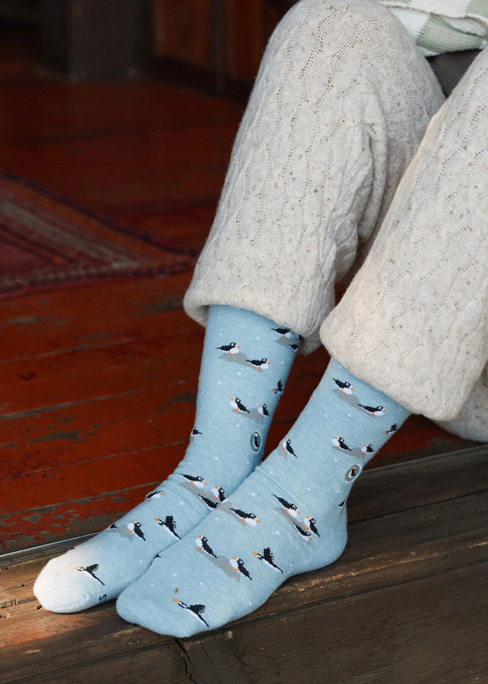 Conscious Step Men's Puffin Socks