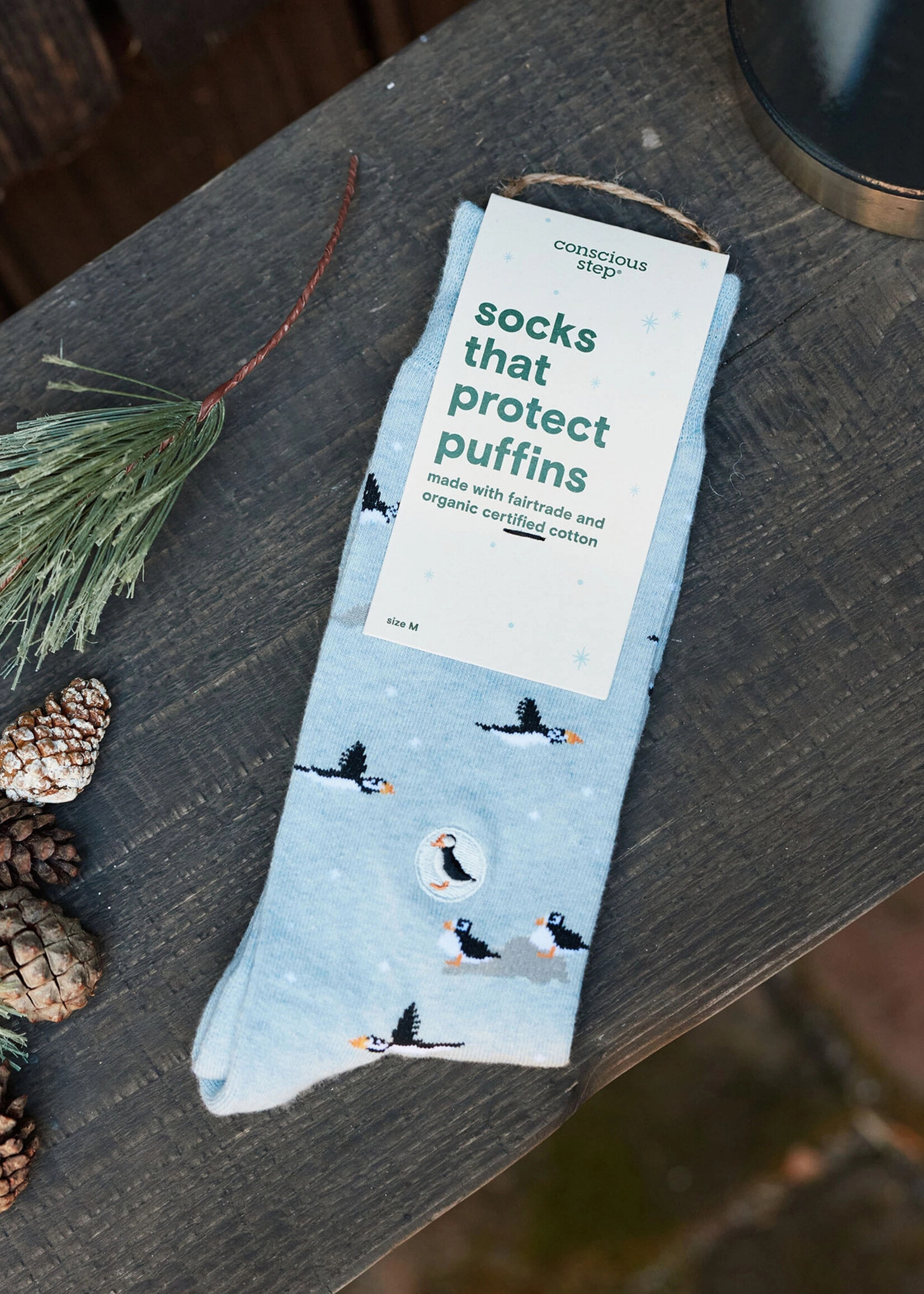 Conscious Step Women's Puffin Socks