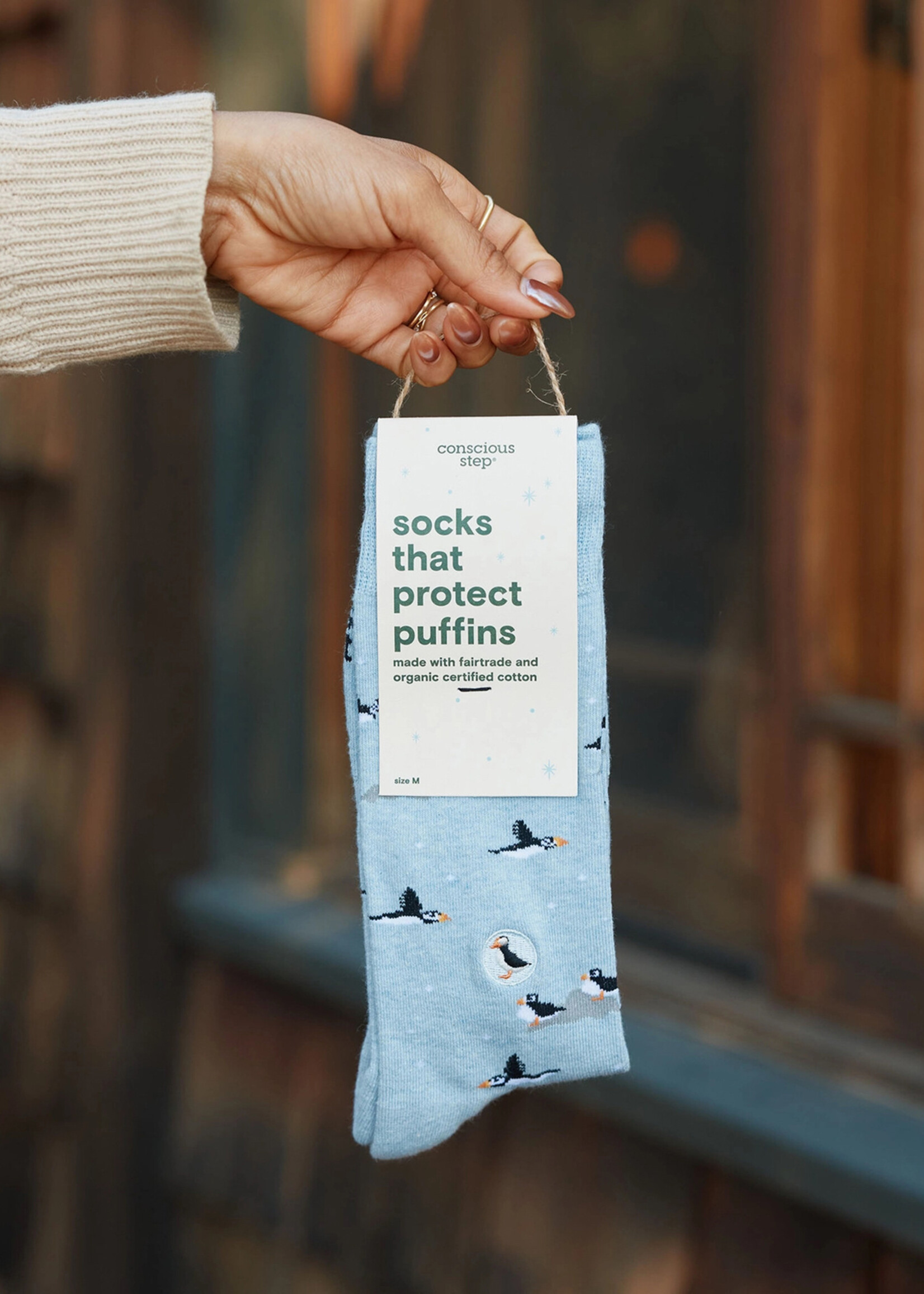 Conscious Step Women's Puffin Socks